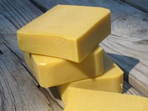 Buttermilk soap bar for sensitive baby skin.