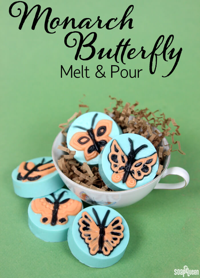 Monarch Butterfly Melt and Pour