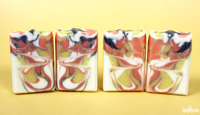 Monarch Butterfly Swirl Cold Process Soap on Soap Queen