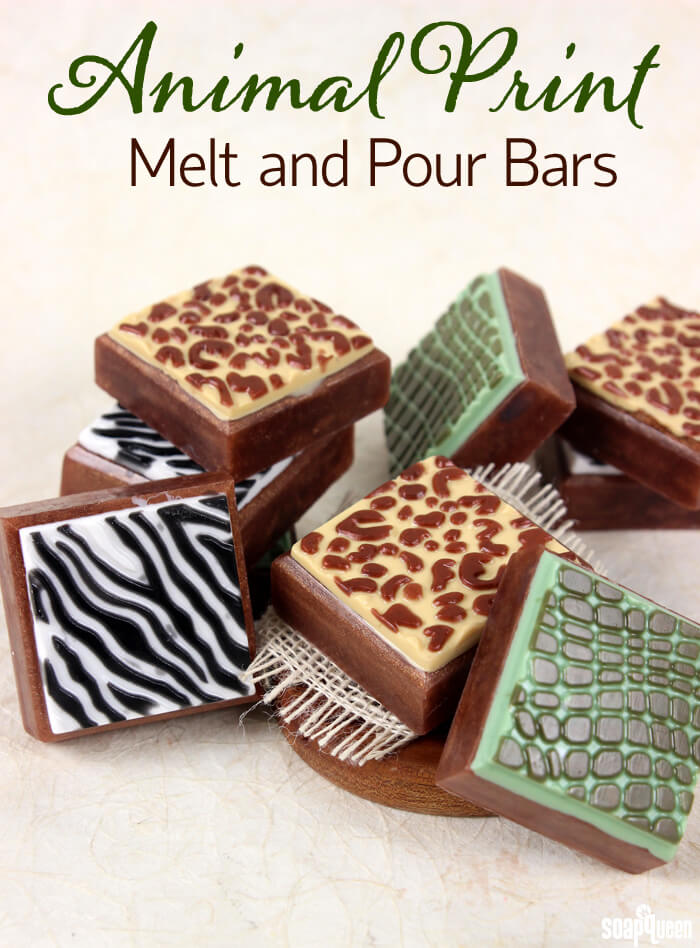 Animal Print Melt and Pour Bar Tutorial