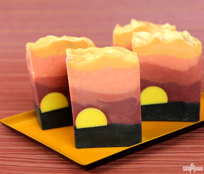 Sahara Sunset Cold Process Soap DIY