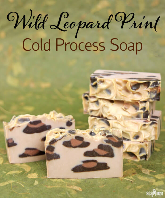 Wild Leopard Print Cold Process Soap