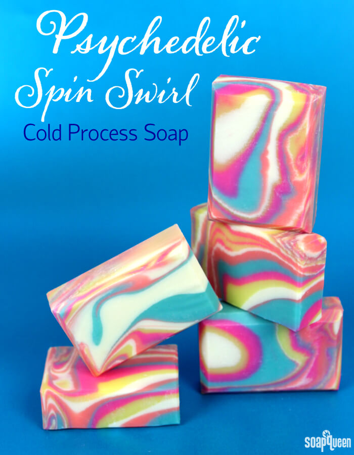 Psychedelic Spin Swirl Cold Process Tutorial