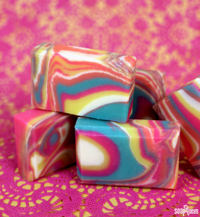 Psychedelic Spin Swirl Cold Process
