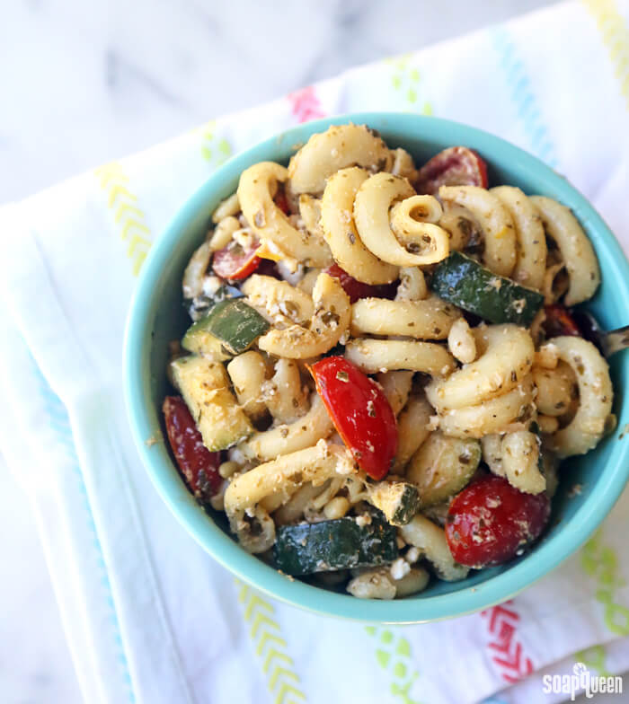 Zucchini and Pesto Pasta Salad Recipe