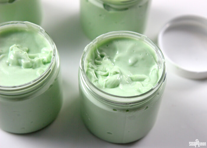 This easy to make Cucumber Lotion contains cucumber extract to soothe and hydrate the skin.