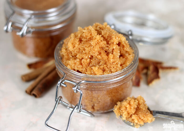 This Orange Spice Salt Scrub smells amazing and is made with olive oil and dead sea salt.