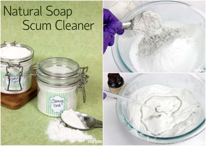 This post includes over 8 natural cleaning recipes, including laundry soap, dryer sheets and soap scum cleaner.