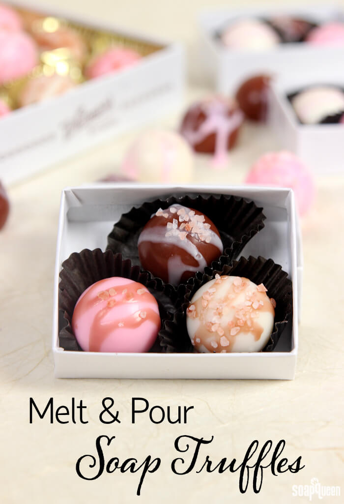 These delicious looking (and smelling) truffles are actually soap! Learn how to make them here.