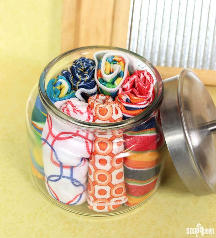This post includes over 8 natural cleaning recipes, including laundry soap, dryer sheets and soap scum cleaner.