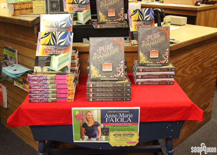 Anne Marie recently visited Village Books in Bellingham, WA to sign Pure Soapmaking books. Click here to read more about the event.