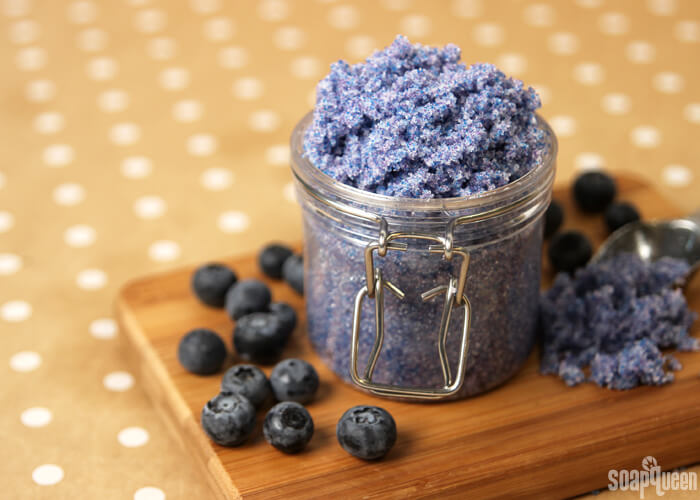 This Blueberry Jam Fragrance Oil contains skin loving fractionated coconut oil and gentle jojoba beads for exfoliation.