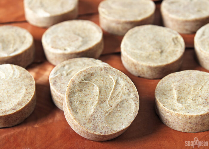 This Mechanic Soap recipe is perfect for removing grease and grime from hands. It's made with natural orange essential oil, walnut shells and pumice.
