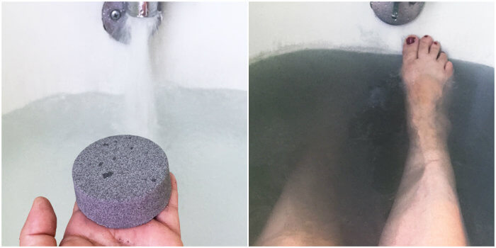 Black Bath Bombs: A Cautionary Tale // Black bath bombs have gone viral, but do they work? Several black bath bomb recipes are put to the test, including black bath bombs made with charcoal.