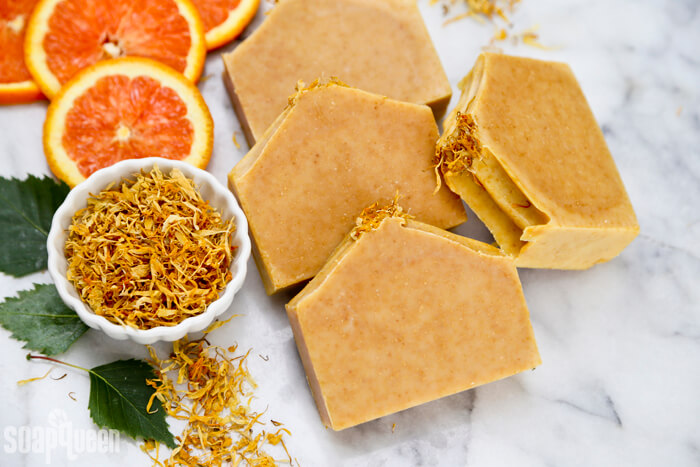 Natural Orange Cold Process Soap Tutorial