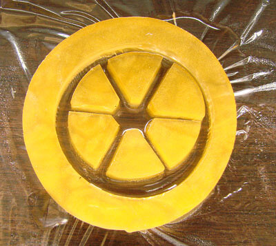 Making realistic citrus soap