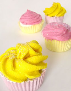 Bath bomb cupcakes