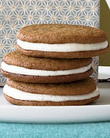 Ginersnap sandwich cookies