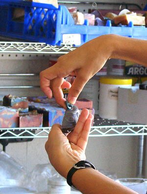 Making UFO soap UFOSoap6