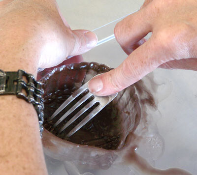 Making clamshell soap Clamshell9