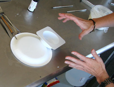 Making crescent moon soap CMoon1