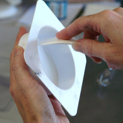 Making crescent moon soap CMoon6
