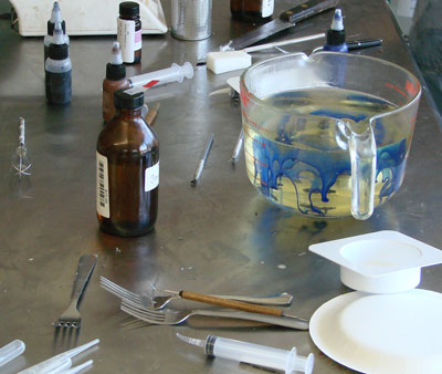 Making crescent moon soap CMoon7