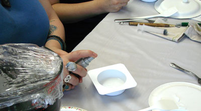 Making crescent moon soap CMoon9