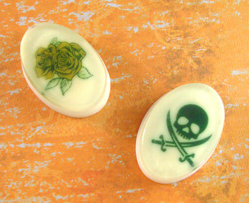 Halloween tattooed soap HalloweenSoap