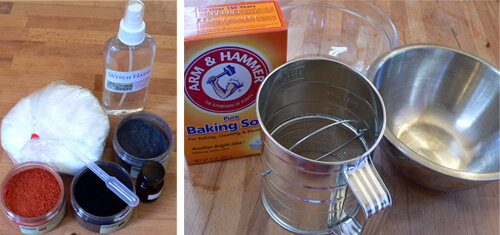 Making bath fizzies HallFizzy7
