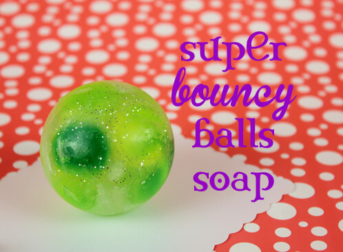 Header These Bouncy Ball Soaps look just like the classic toy!