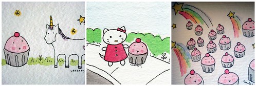 Cakespy watercolors