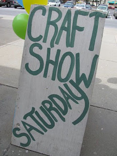 Craft show sign