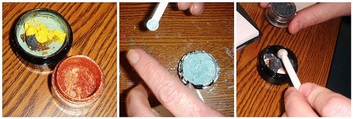 Mixing eyeshadow