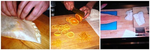 Make salmon skin chips