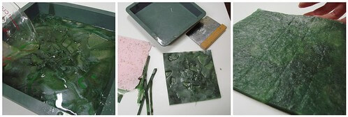 Making sushi soap