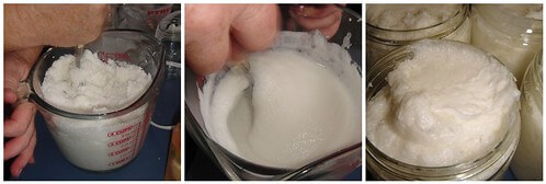 Making emulsified sugar scrub