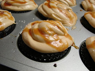 Salted Caramel Choco Beer Cupcakes