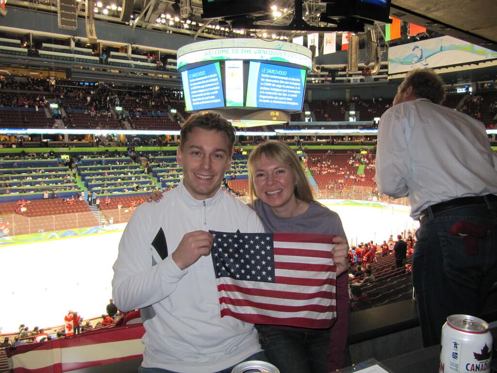 Chris and Anne-Marie at the Olympics