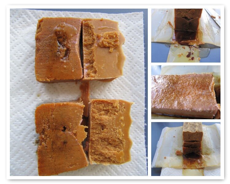 Honey soap with heat tunnel