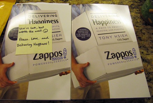 Zappos delivering happiness