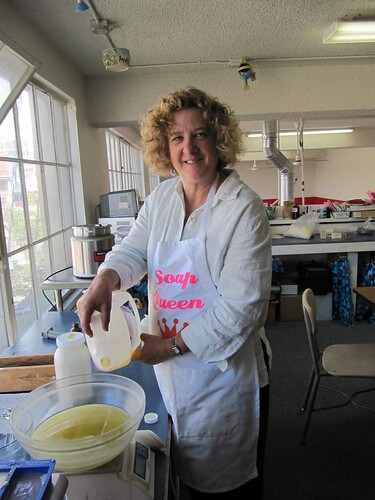 Making soap at Otion
