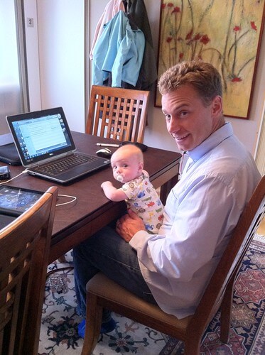 Jamisen and his dad august 2011
