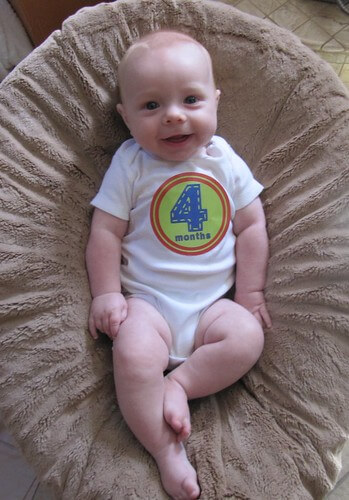 Jamisen at 4 months old