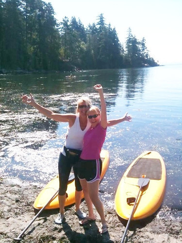 Anne-Marie and her Kyaking buddy