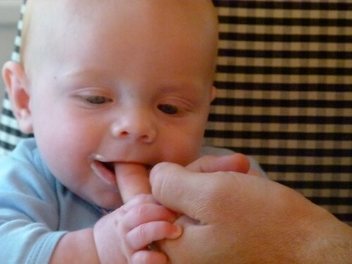 Jamisen encounters whipped cream Sept 2011
