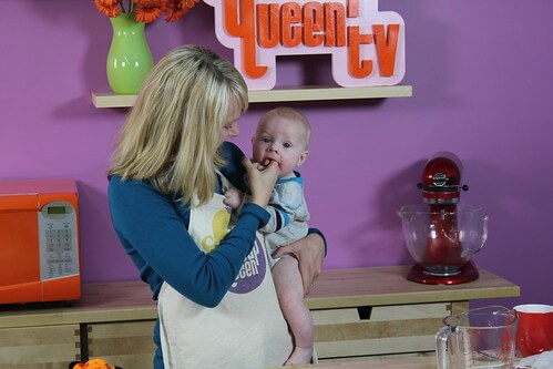 Anne-Marie and Jamisen on the set of SoapQueen TV Soap Queen TV Oct 2011