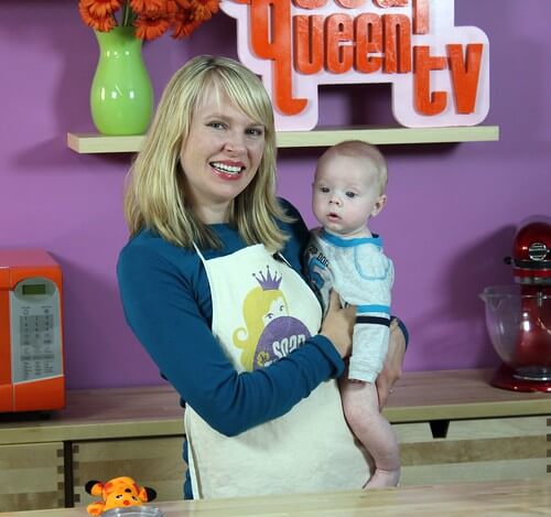 Anne-Marie and Jamisen on the set of SoapQueen TV Soap Queen TV Oct 2011