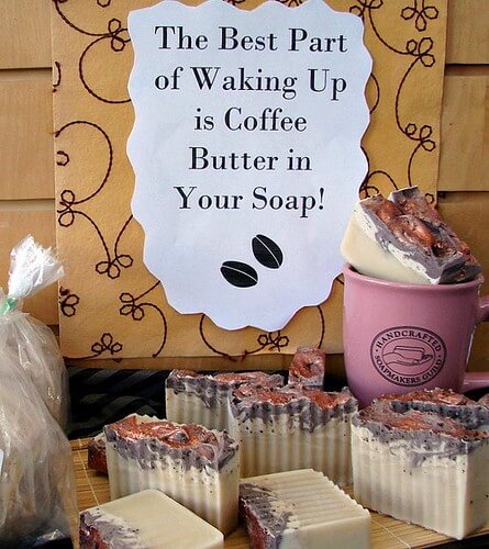 Coffee Butter soap with mica 425724_10150501149986831_92779021830_8950230_731829877_n
