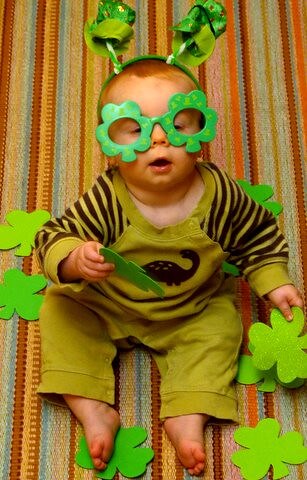 Jamisen dressed up for St. Patrick's Day P1070030